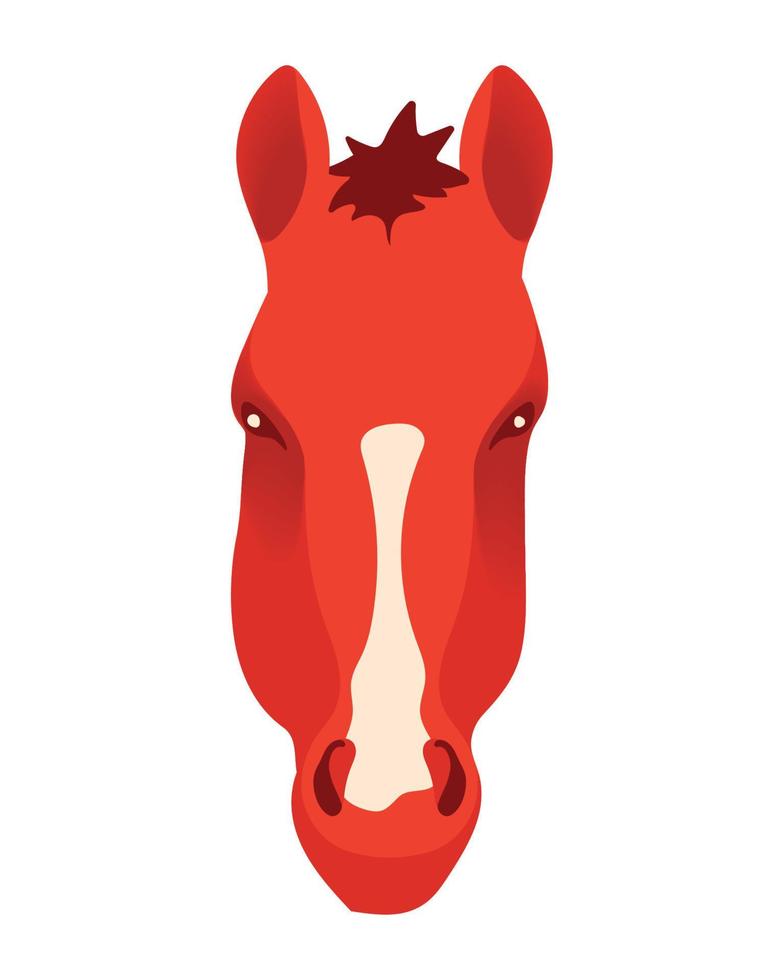häst kinesisk stjärntecken djur- vektor