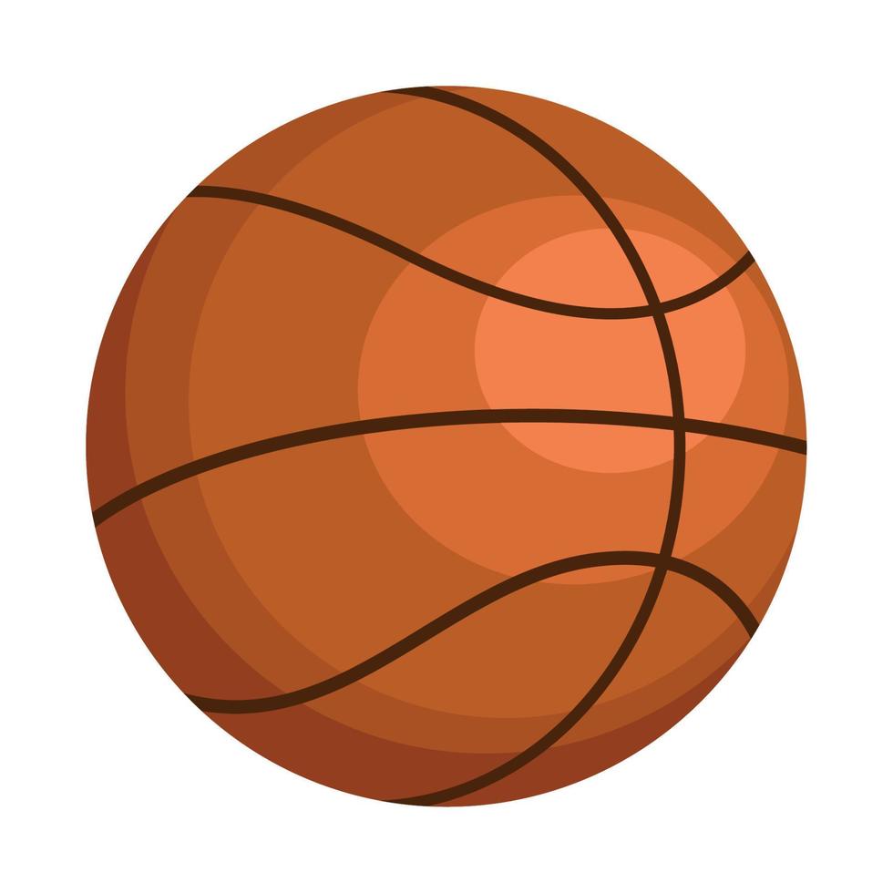 Basketball-Ballon-Sportgeräte vektor