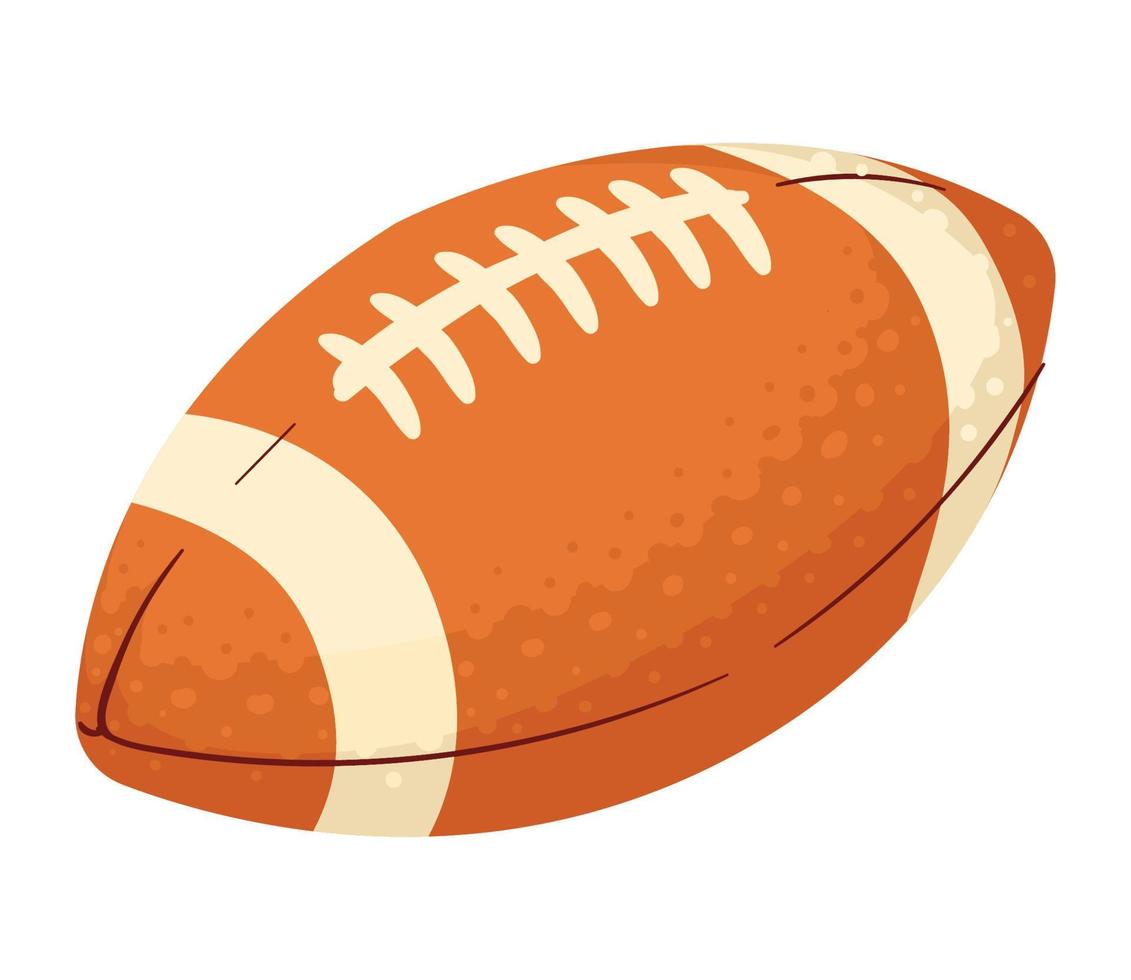 American-Football-Ballonausrüstung vektor