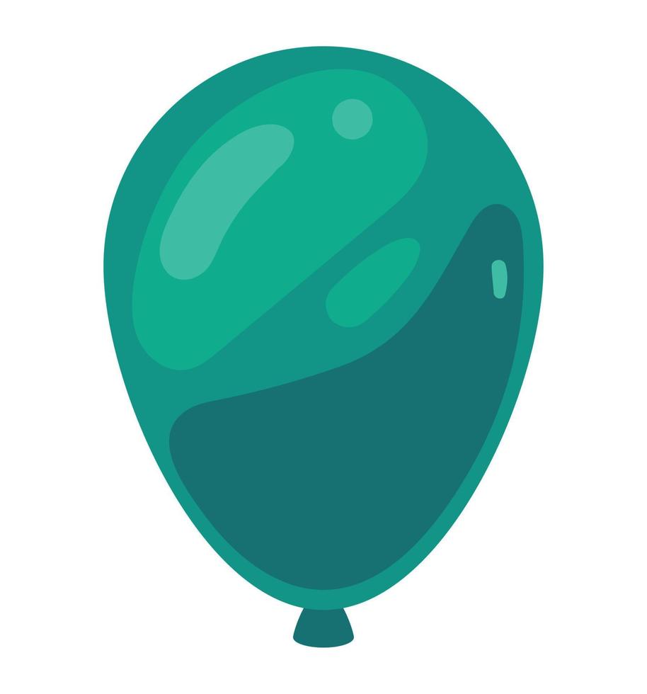 grön ballong helium flytande vektor