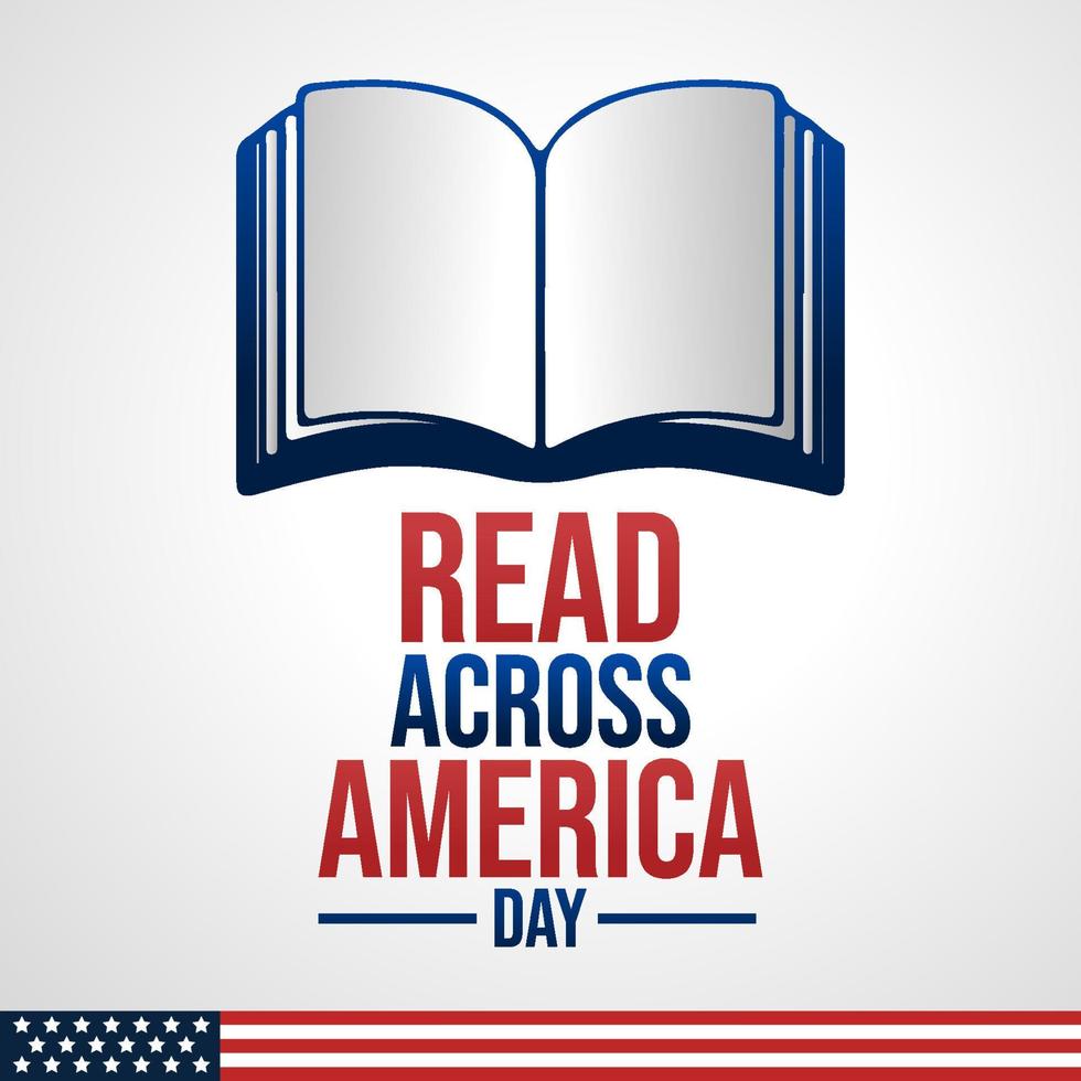 Lesen Sie das America Day-Konzept. Schablone vektor