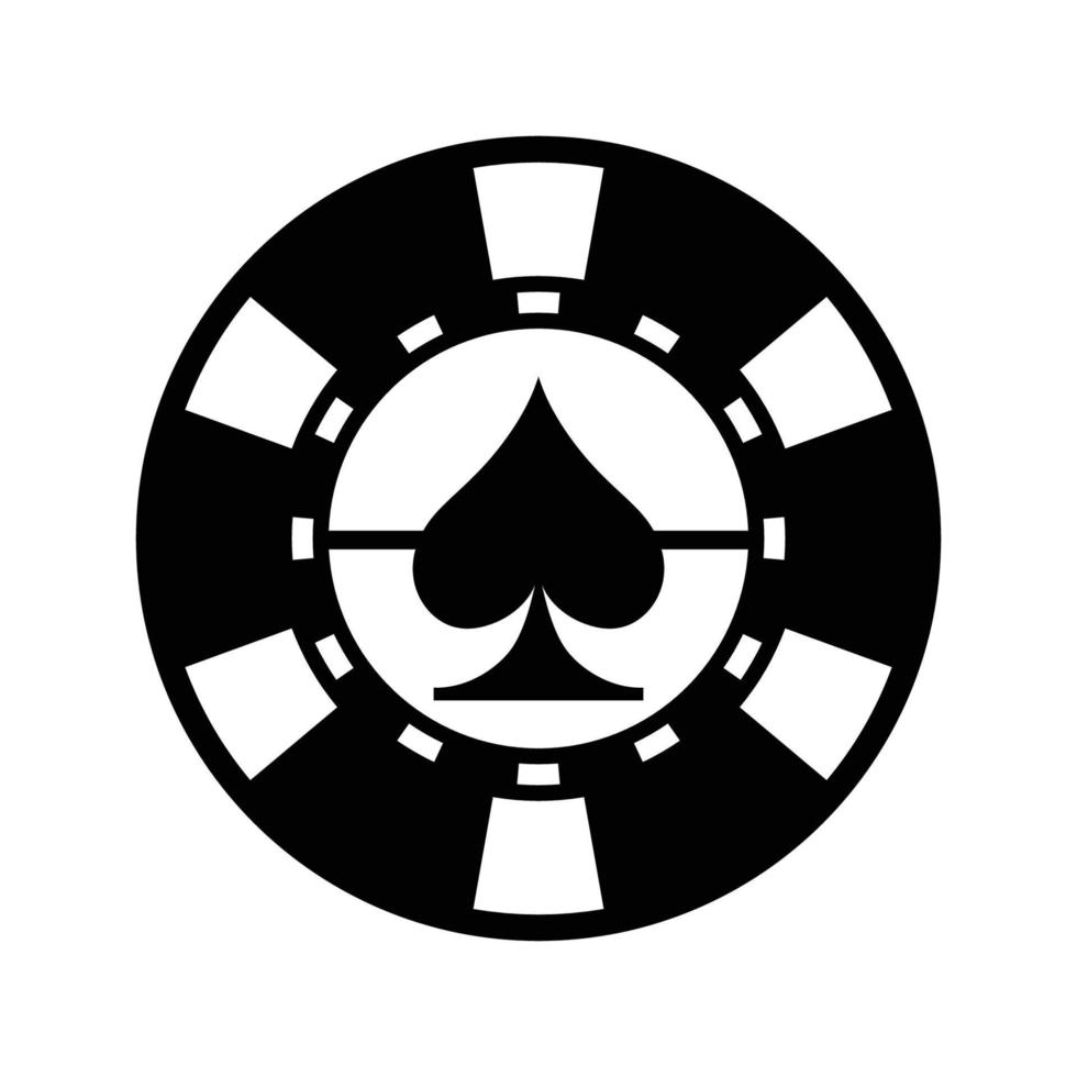 Spaten-Poker-Vektordesign für Metallwandkunst vektor