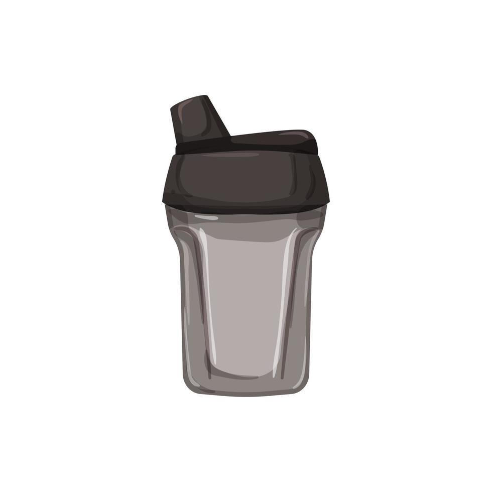 Ernährung Protein Shaker Cartoon-Vektor-Illustration vektor