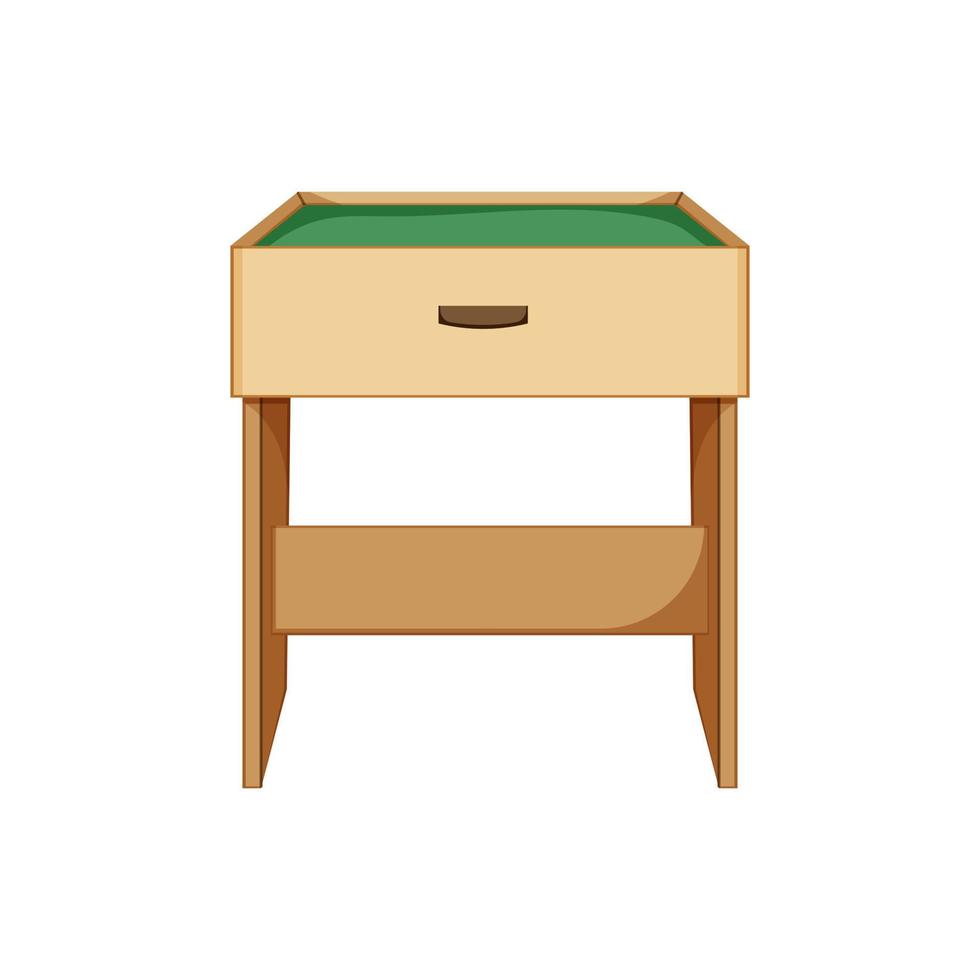 Bildung Kind Tisch Cartoon-Vektor-Illustration vektor