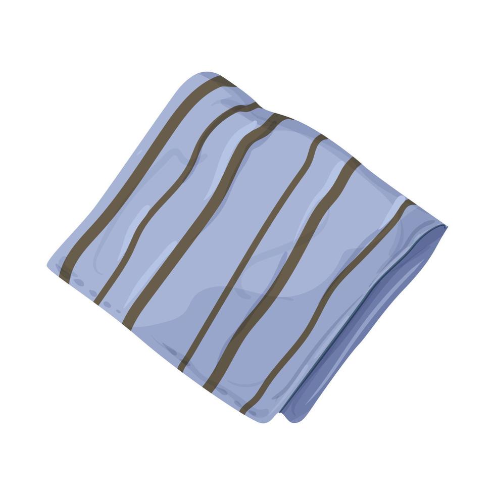 Decke Taschentuch Handtuch Farbe Symbol Vektor Illustration