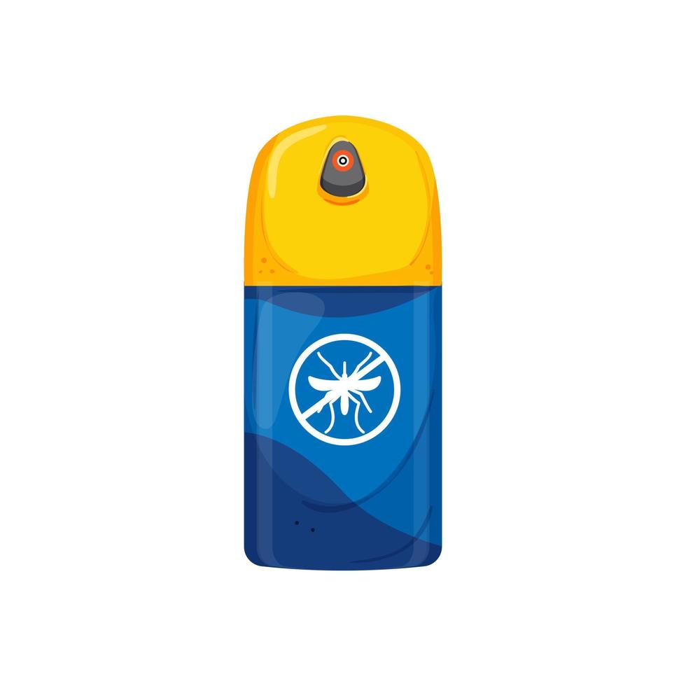 Skin Bug Spray Farbe Symbol Vektor Illustration