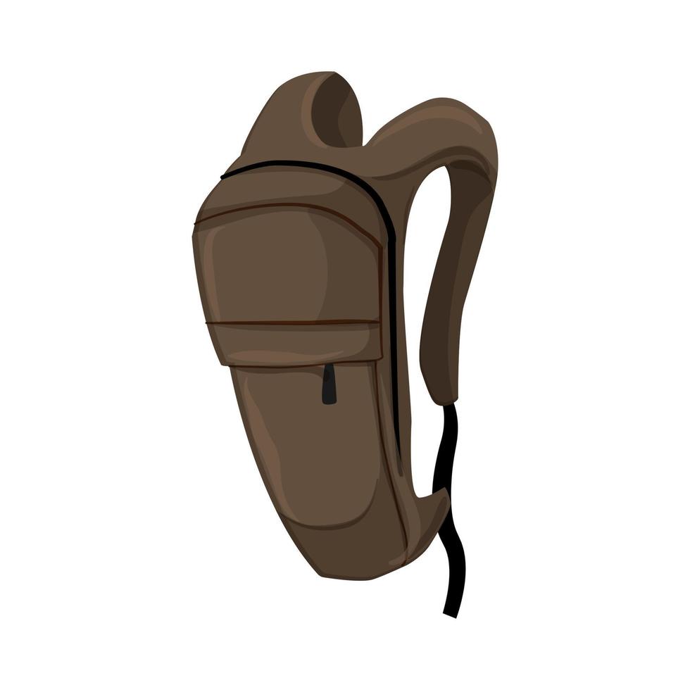 Abenteuer-Rucksack-Camp-Cartoon-Vektor-Illustration vektor