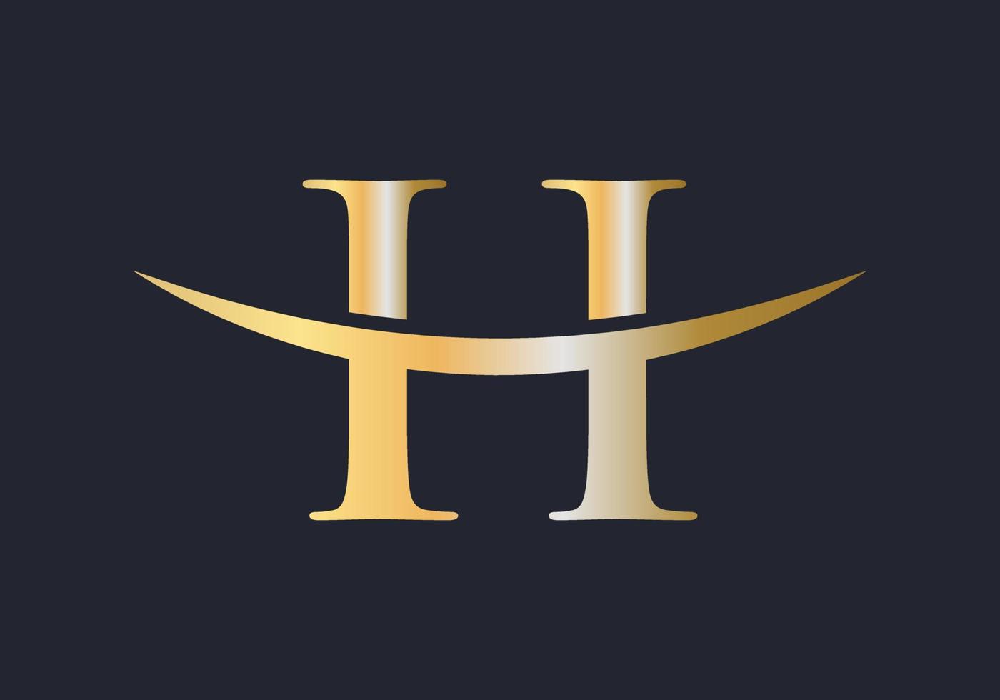 buchstabe h logo design für geschäfts- und unternehmensidentität vektor