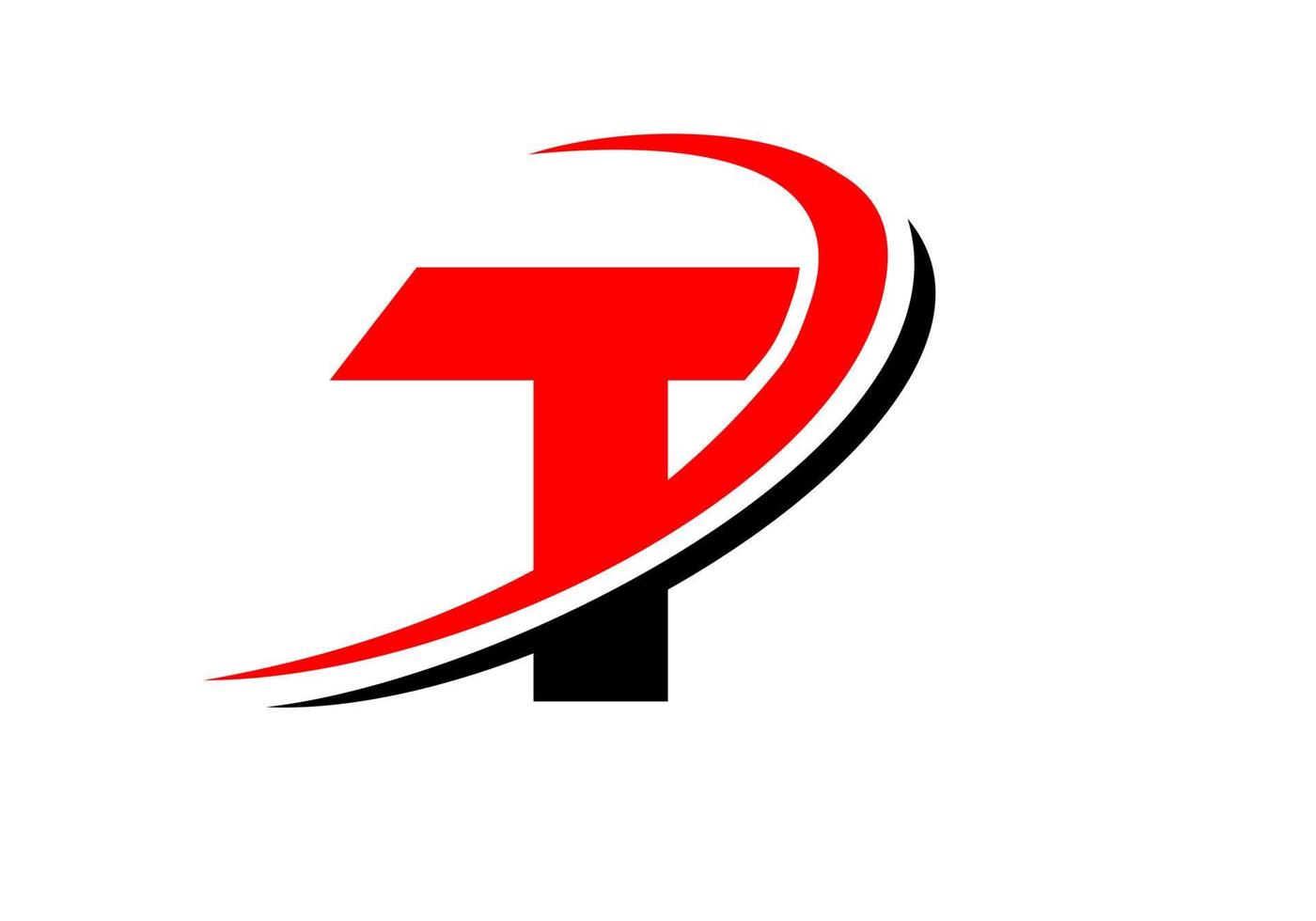 t-Brief-Business-Logo-Vorlage. anfängliches t-Logo-Design für Immobilien, Finanzen, Marketing, Management, Bau usw vektor