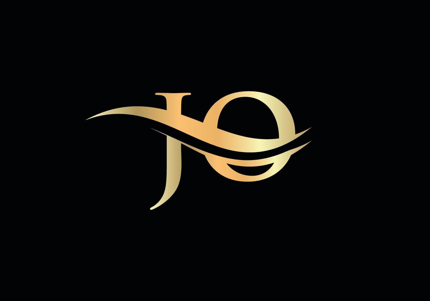 Jo Letter Linked Logo für Geschäfts- und Firmenidentität. anfangsbuchstabe jo logo vektorvorlage vektor