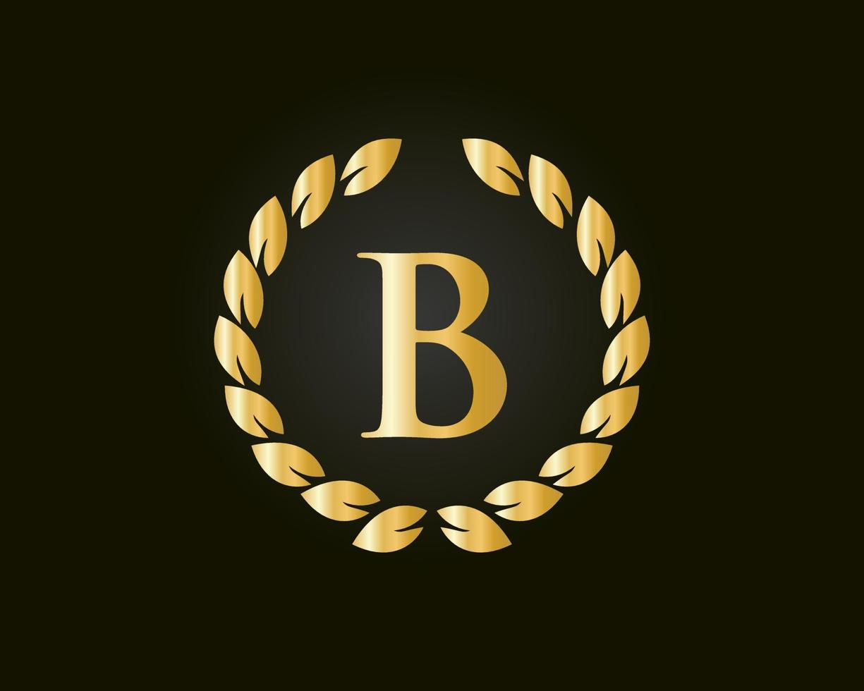 brev b lyx logotyp mall i vektor för restaurang, kungligheter, boutique, Kafé, hotell, heraldisk, Smycken och mode identitet
