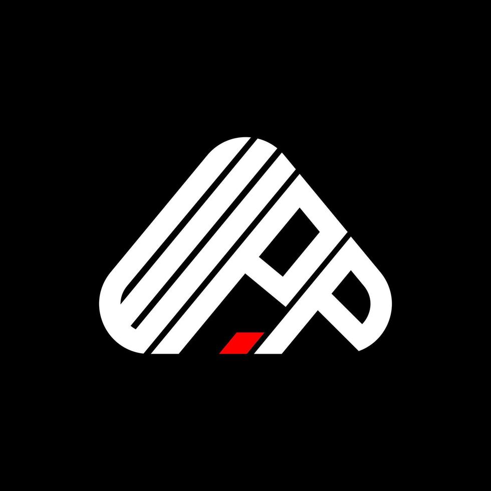 wpp Brief Logo kreatives Design mit Vektorgrafik, wpp einfaches und modernes Logo. vektor