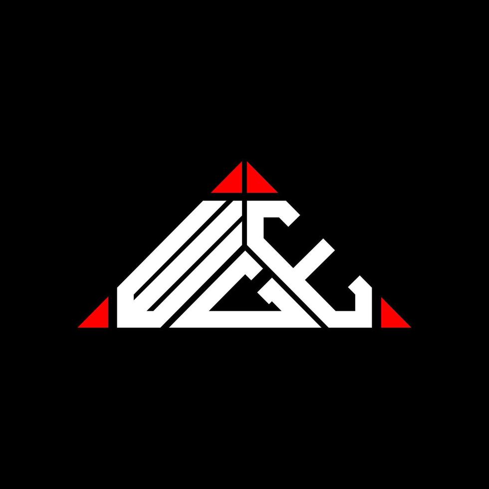 WG-Brief-Logo kreatives Design mit Vektorgrafik, WG-einfaches und modernes Logo. vektor