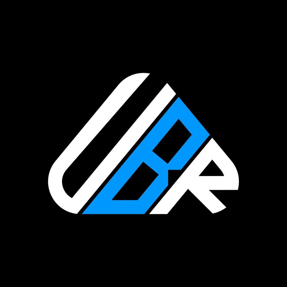 ubr brev logotyp kreativ design med vektor grafisk, ubr enkel och modern logotyp.