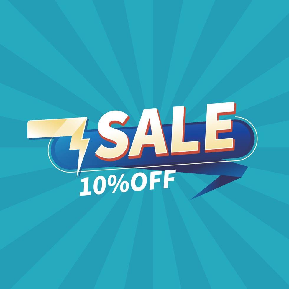 flash sale 3d background.banner textfeld vektorillustration vektor