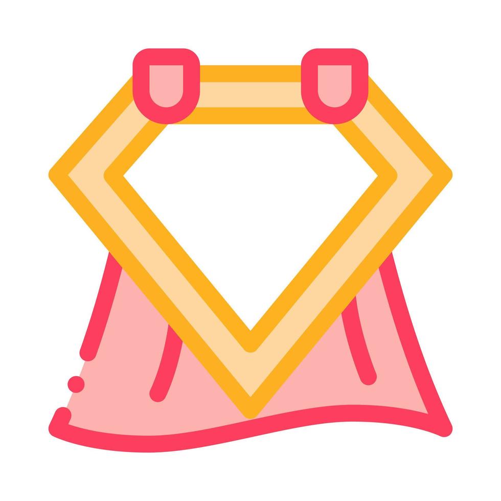 emblem hjälte symbol ikon vektor översikt illustration