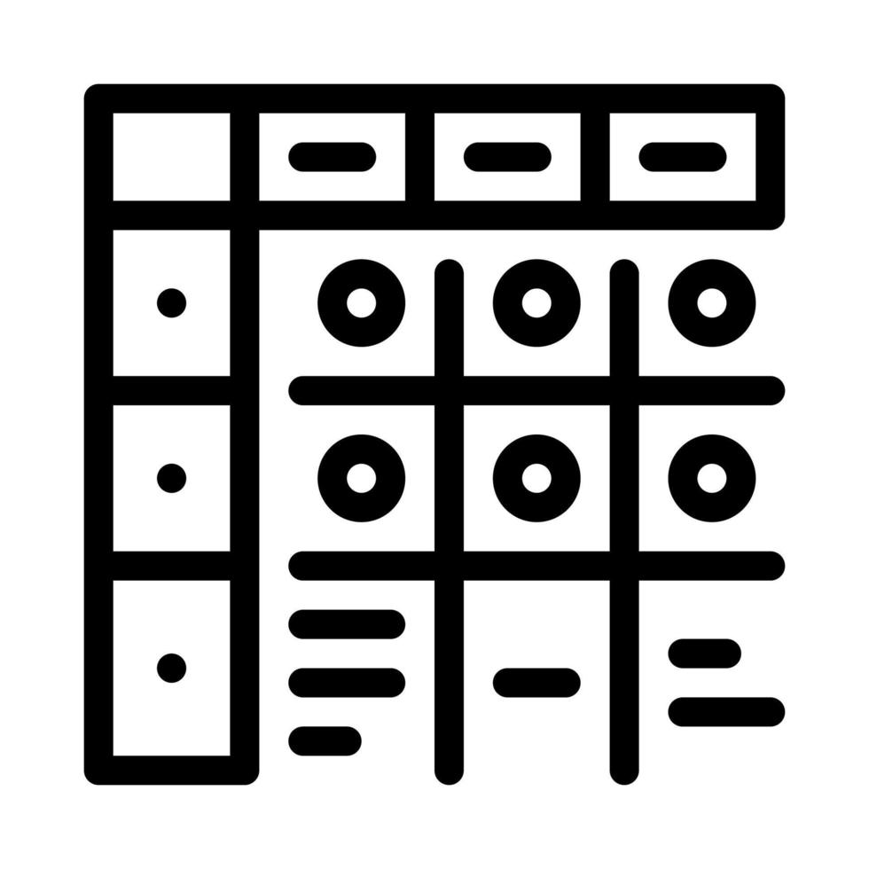 Apgar-Score der neugeborenen schwarzen Symbolvektorillustration vektor