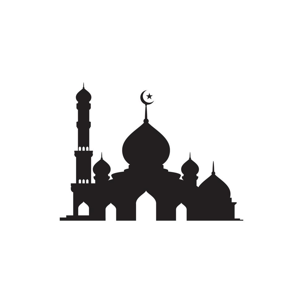 Moschee muslimische Symbol Vektor Illustration