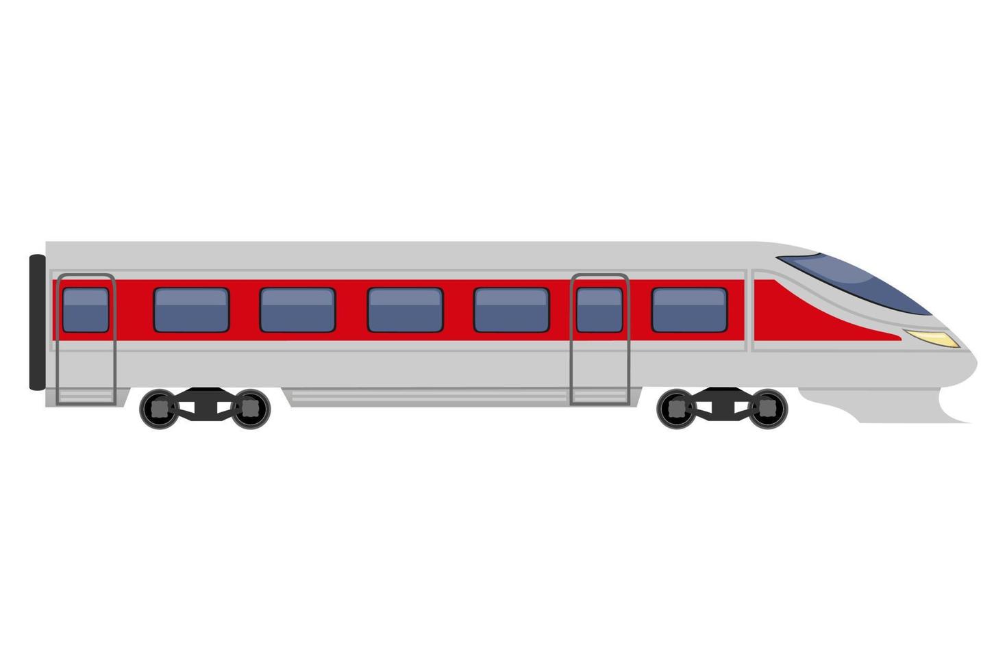 Transport für den Transport von Gütern oder Passagieren flache Ikonenvektorillustration lokalisiert auf weißem Hintergrund vektor