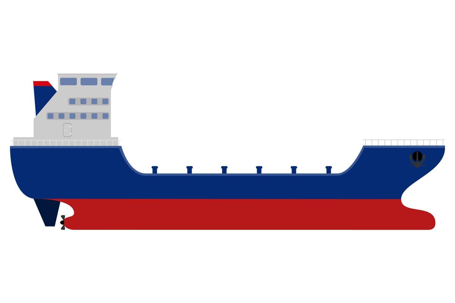 Transport für den Transport von Gütern oder Passagieren flache Ikonenvektorillustration lokalisiert auf weißem Hintergrund vektor