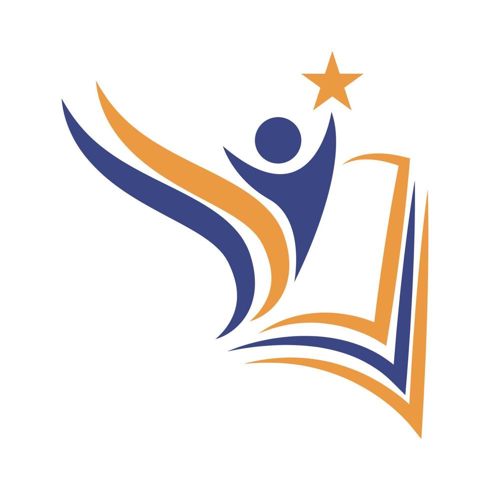 utbildning skola logotyp design vektor