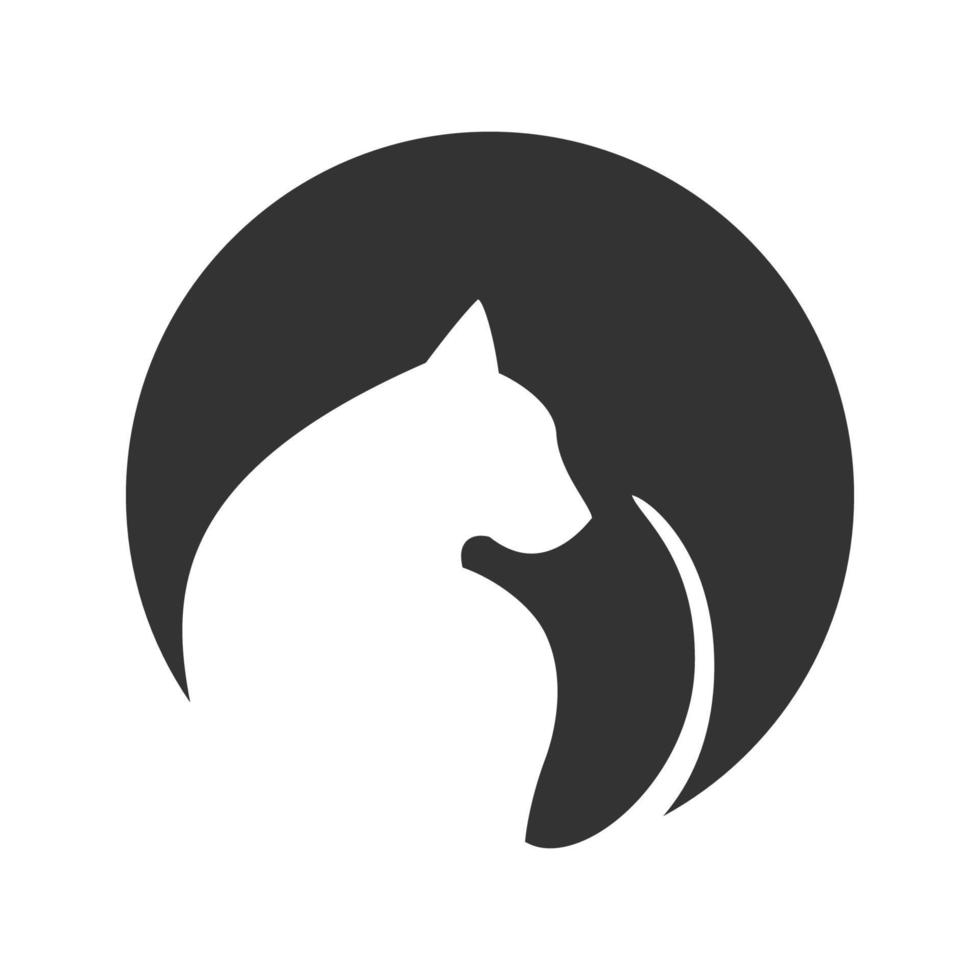 Katzen-Symbol-Logo-Design vektor