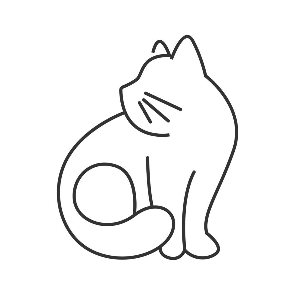 Katzen-Symbol-Logo-Design vektor