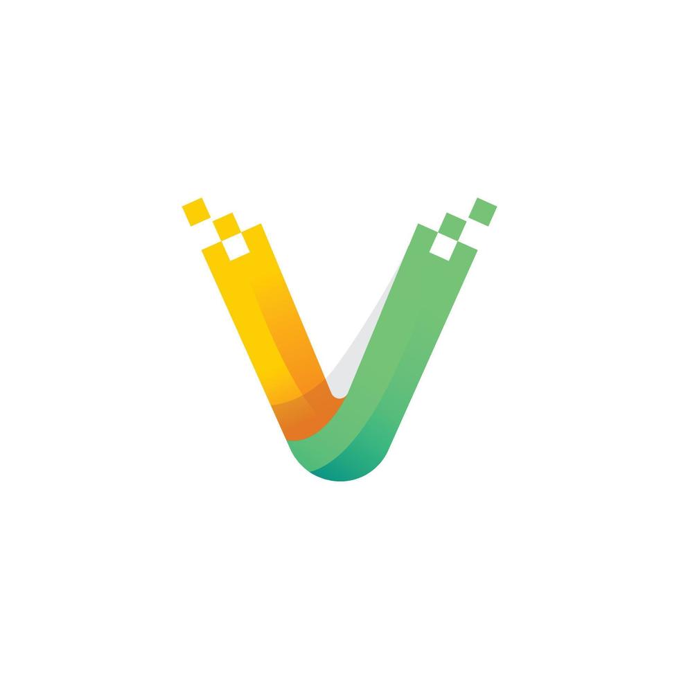 Alphabet-Logo-Design-Vorlage vektor