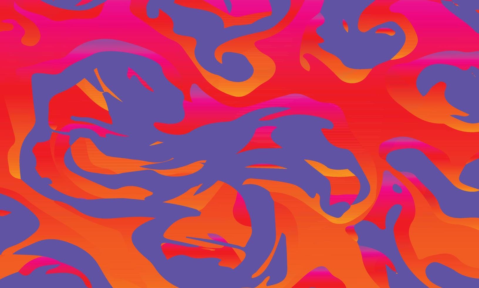 rosa, lila und orange surrealer Stil, Hintergrundvektor aus Marmortextur, bunter Hintergrund vektor