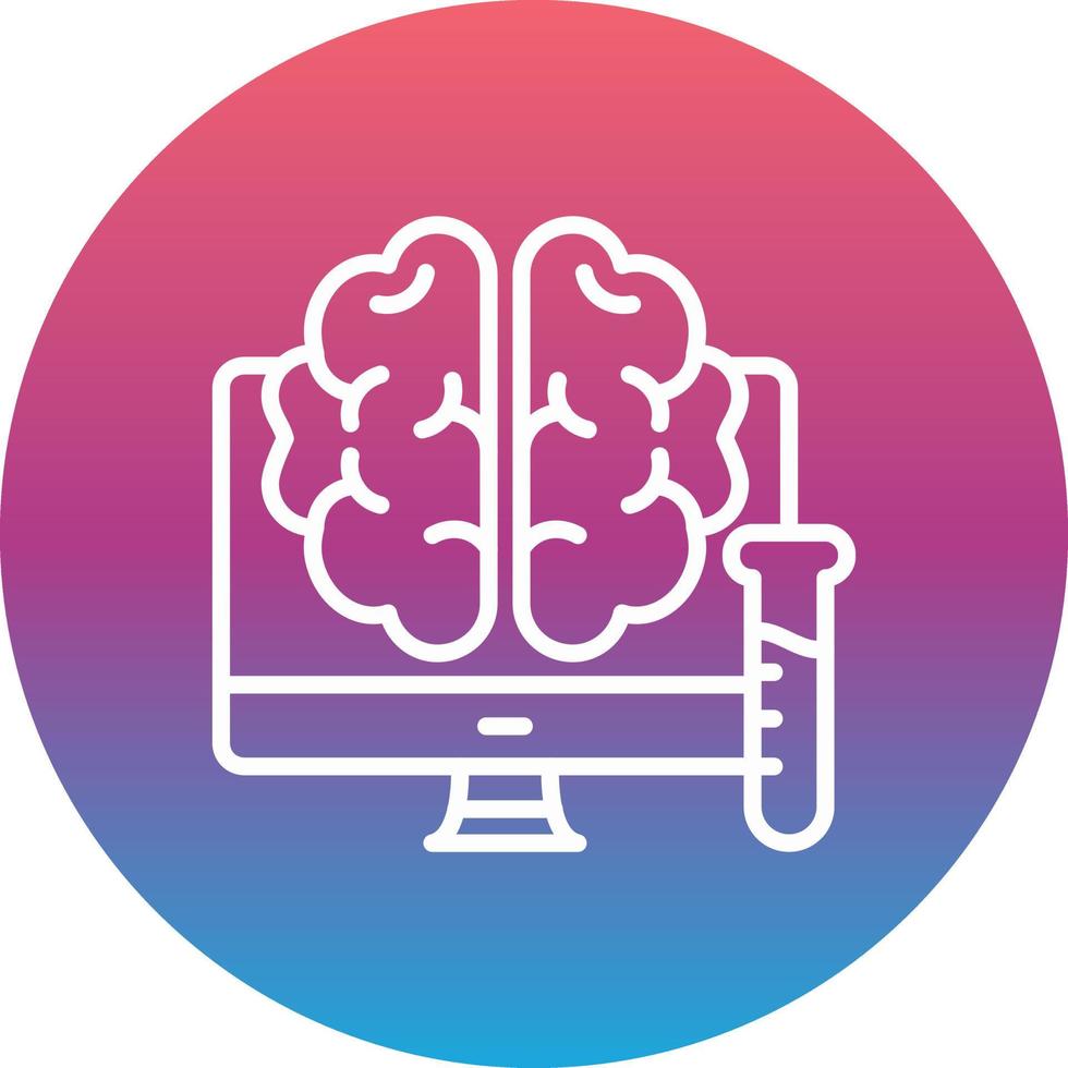 neuroscience vektor ikon