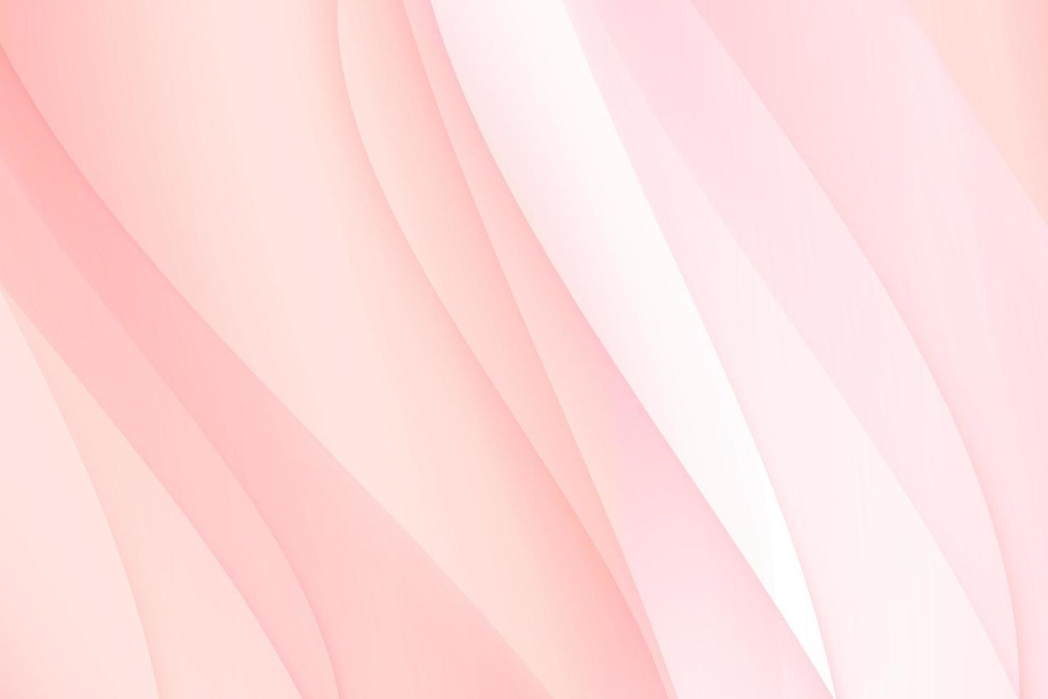 ljus rosa pastell Färg abstrakt kurva bakgrund design ny utseende vektor