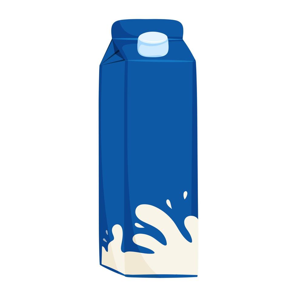 Packung Milch-Vektor-Illustration vektor
