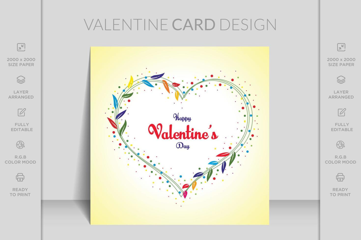 Happy Valentines Day Romantik-Grußkarte. perfekt für aufkleber, geburtstag, save the date einladung. romantische und niedliche elemente und schöne typografie. tapete, flyer, einladung, broschüre, banner vektor
