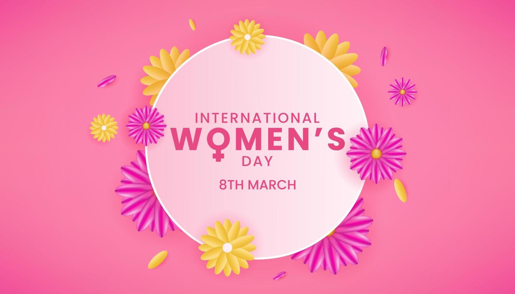 Internationaler Frauentag. 8. März vektor
