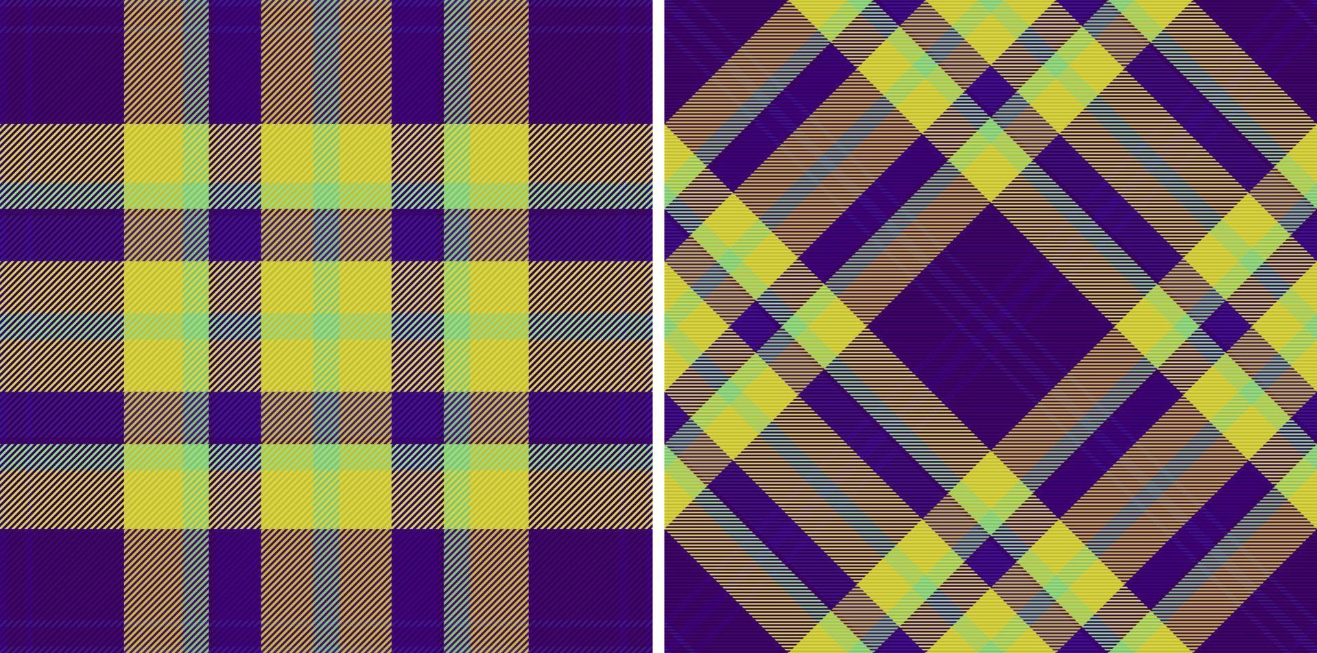 tartan tyg kolla upp. bakgrund pläd mönster. textil- vektor sömlös textur.