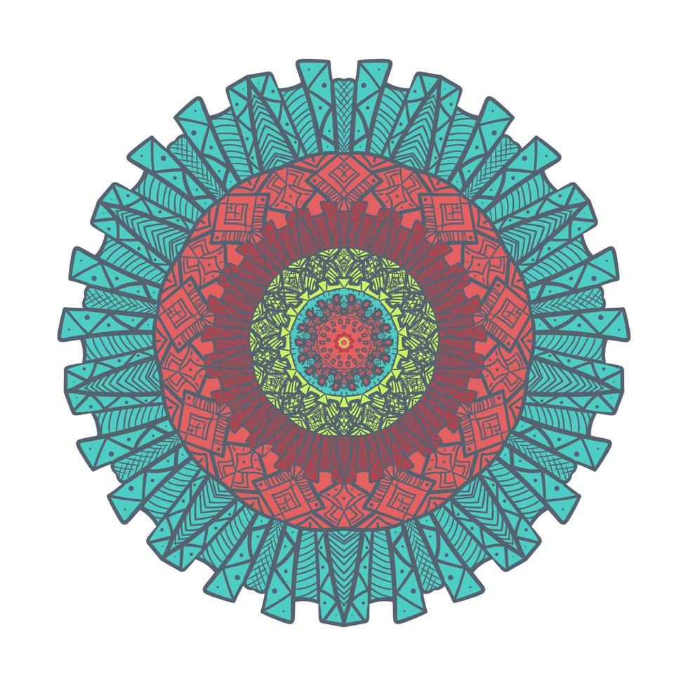 mandala linjemall vektor