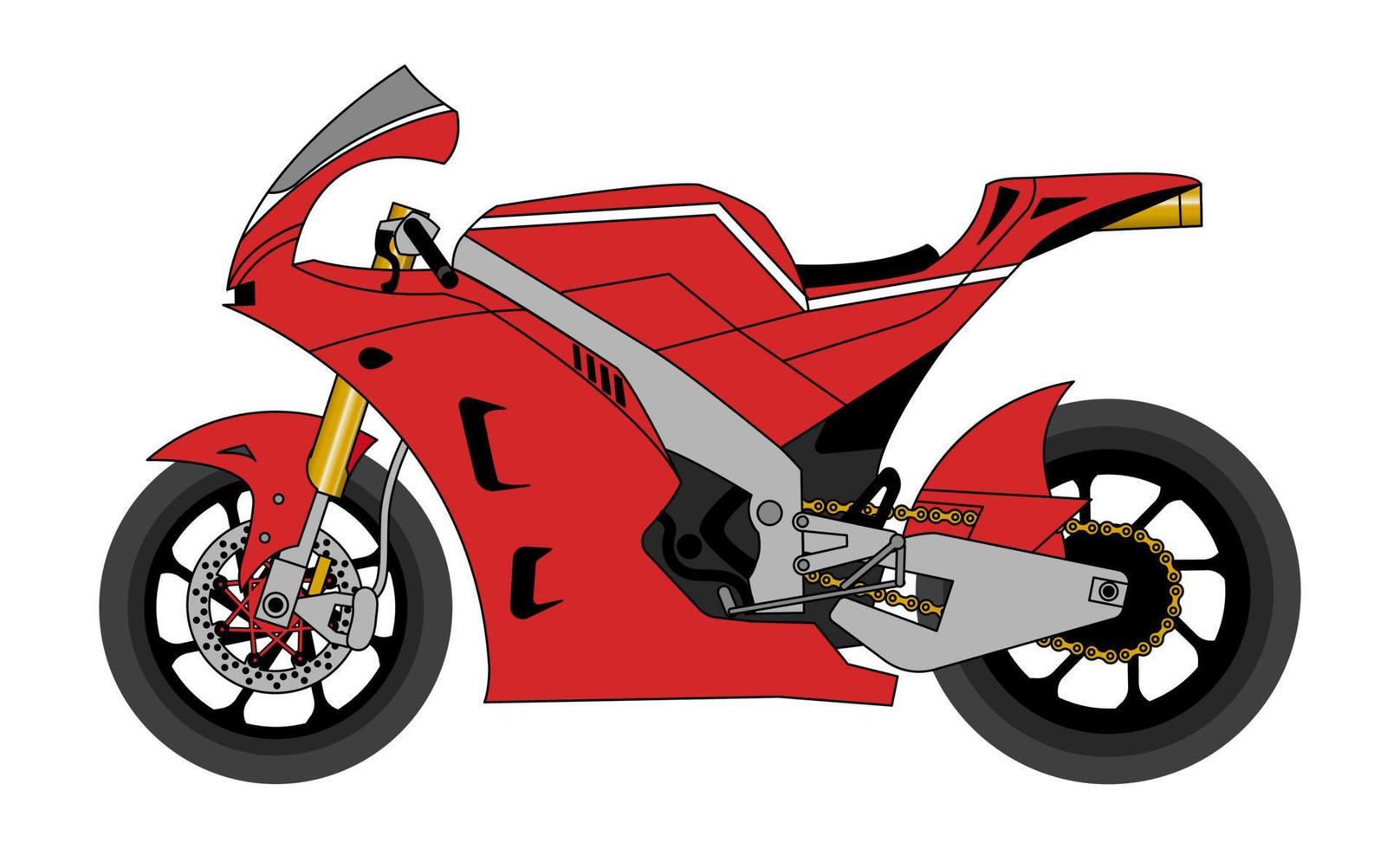 motorcykel - 001 vektor