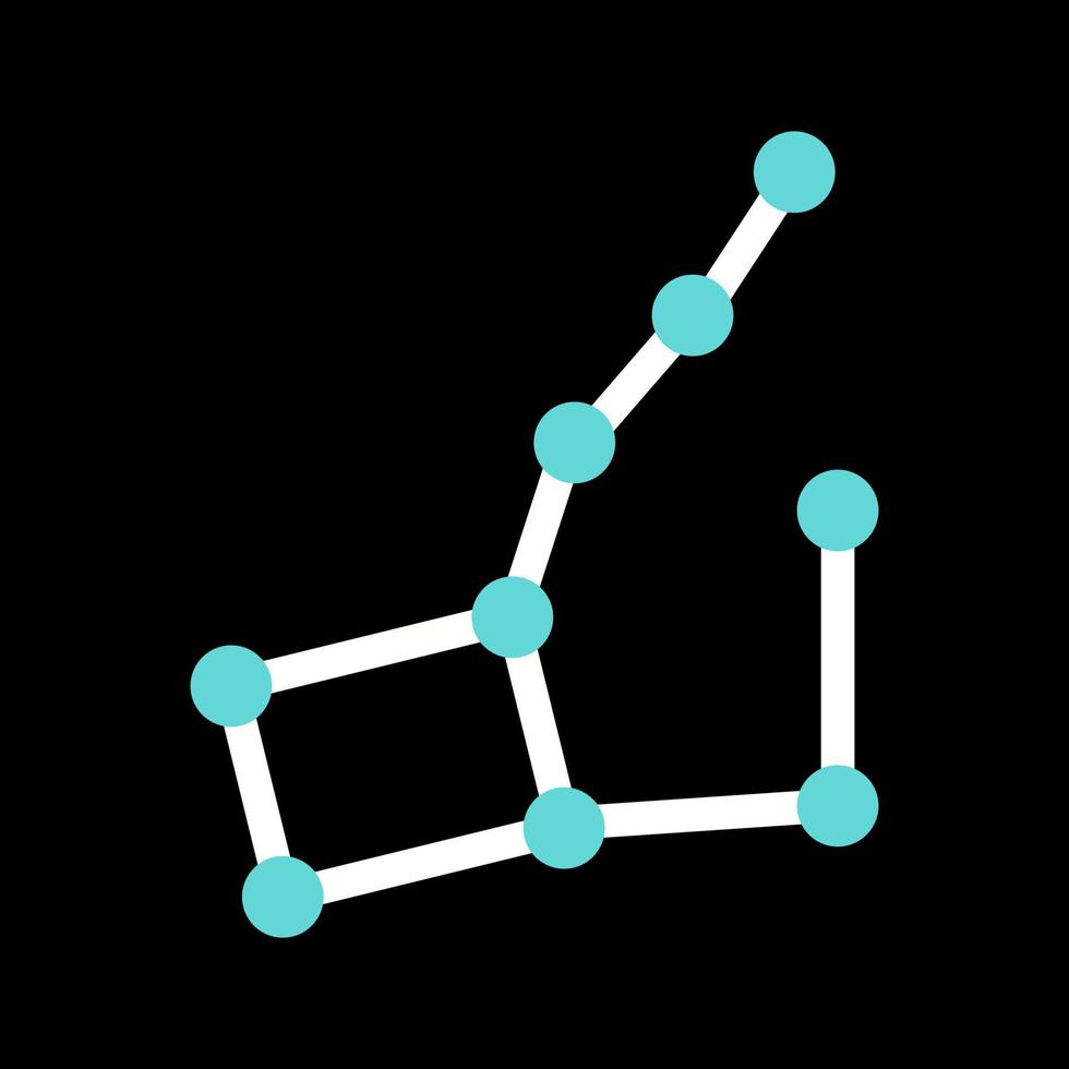 konstellation vektor ikon