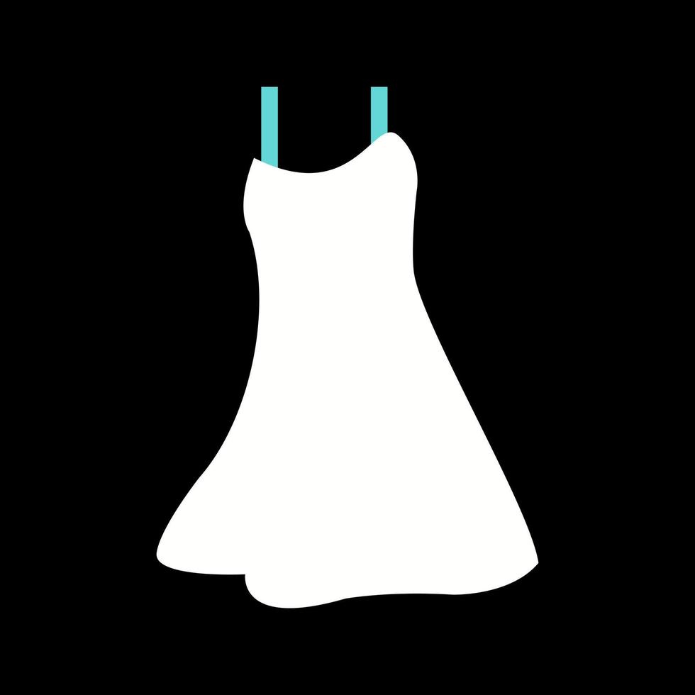 Nachtkleid-Vektorsymbol vektor