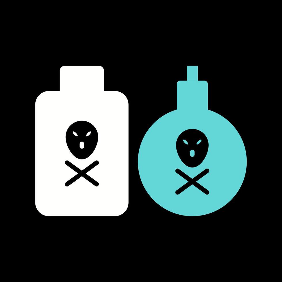 giftig kemikalier vektor ikon