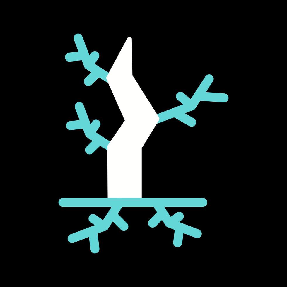 död- träd vektor ikon