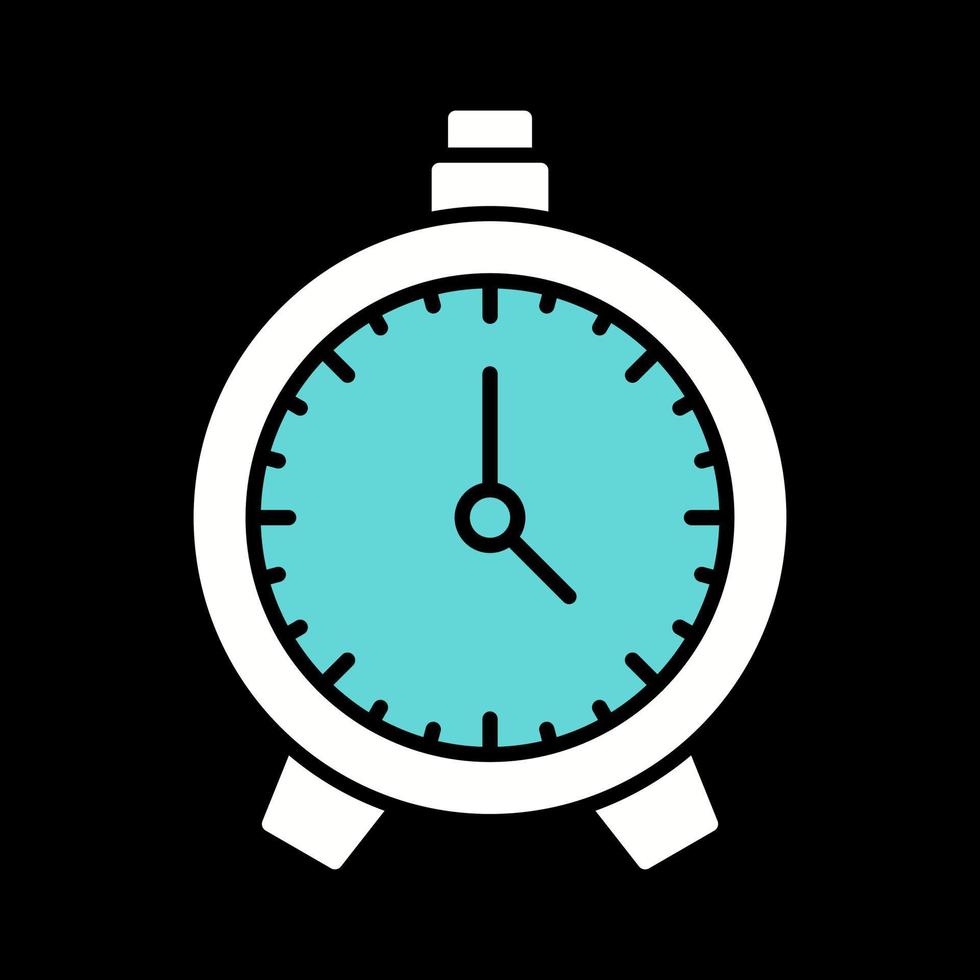 Wecker-Uhr-Vektorsymbol vektor