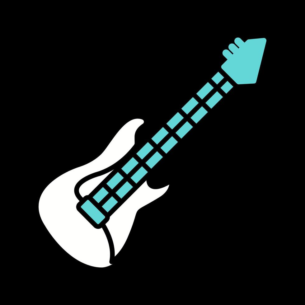 elektrisk gitarr vektor ikon