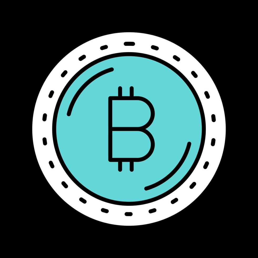 bitcoin valuta vektor ikon