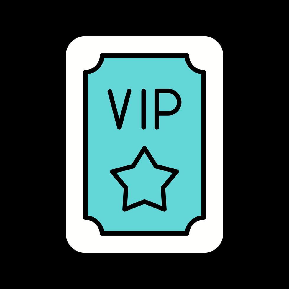 VIP-Pass-Vektor-Symbol vektor