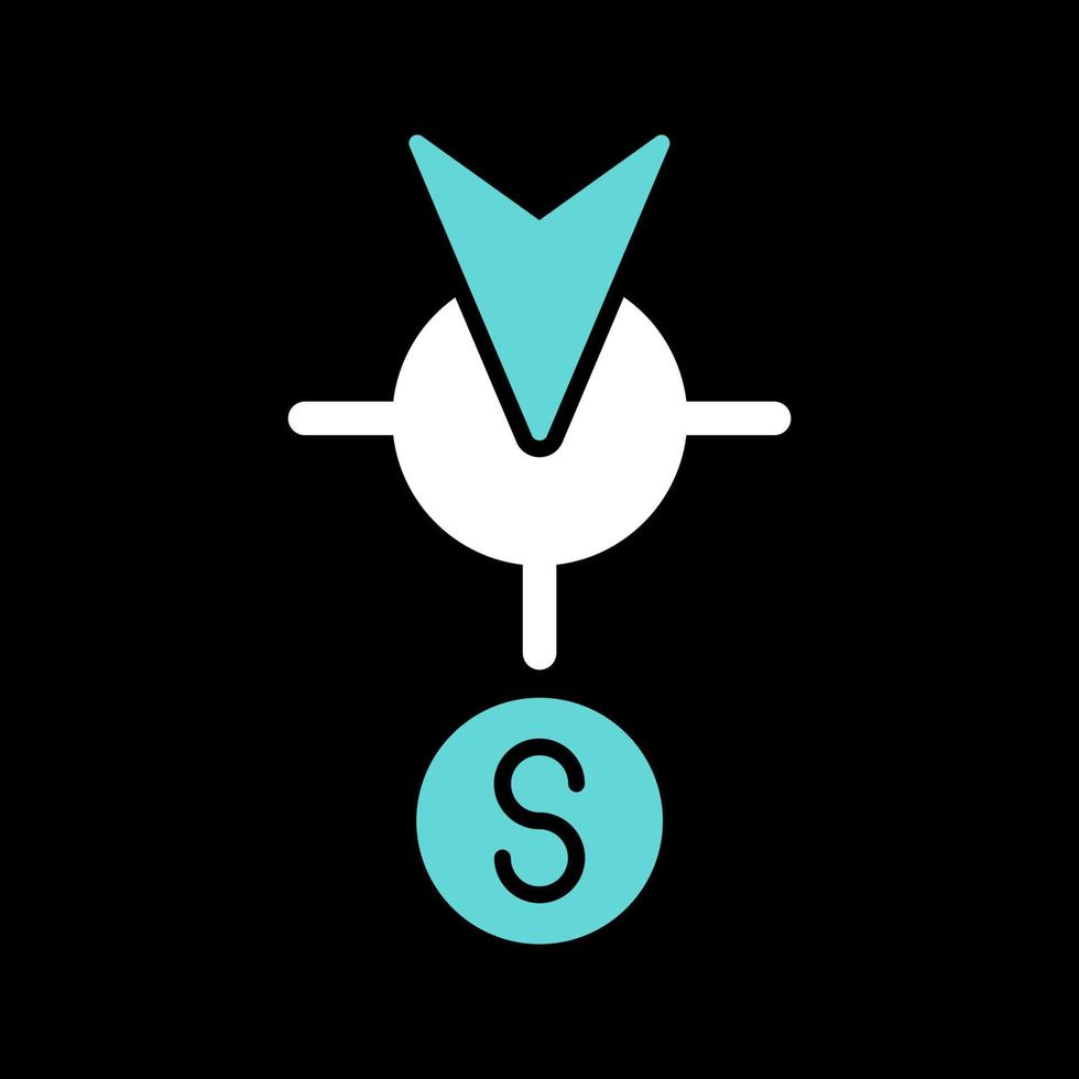 söder vektor ikon