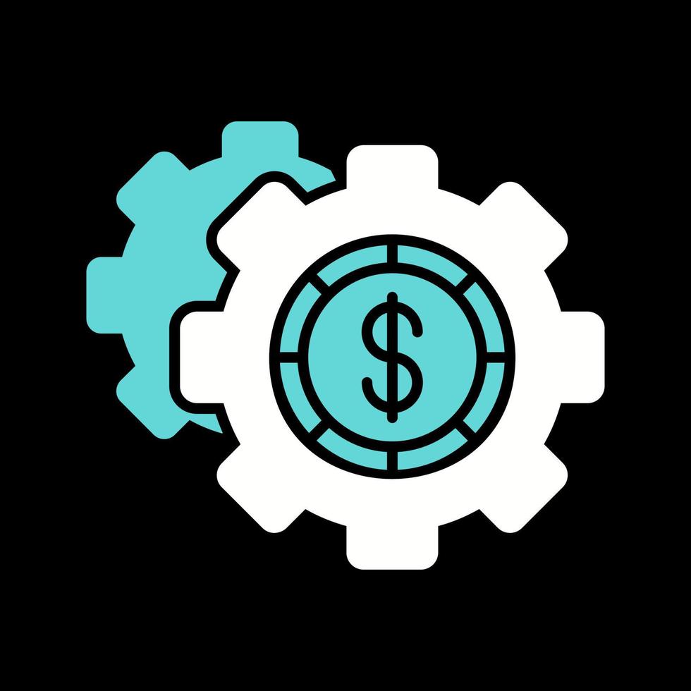 pengar förvaltning vektor ikon