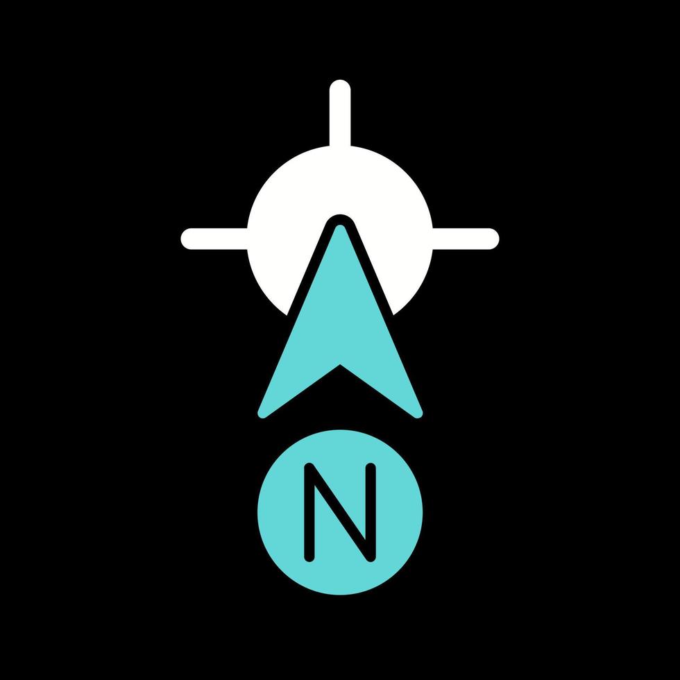 Nordvektorsymbol vektor