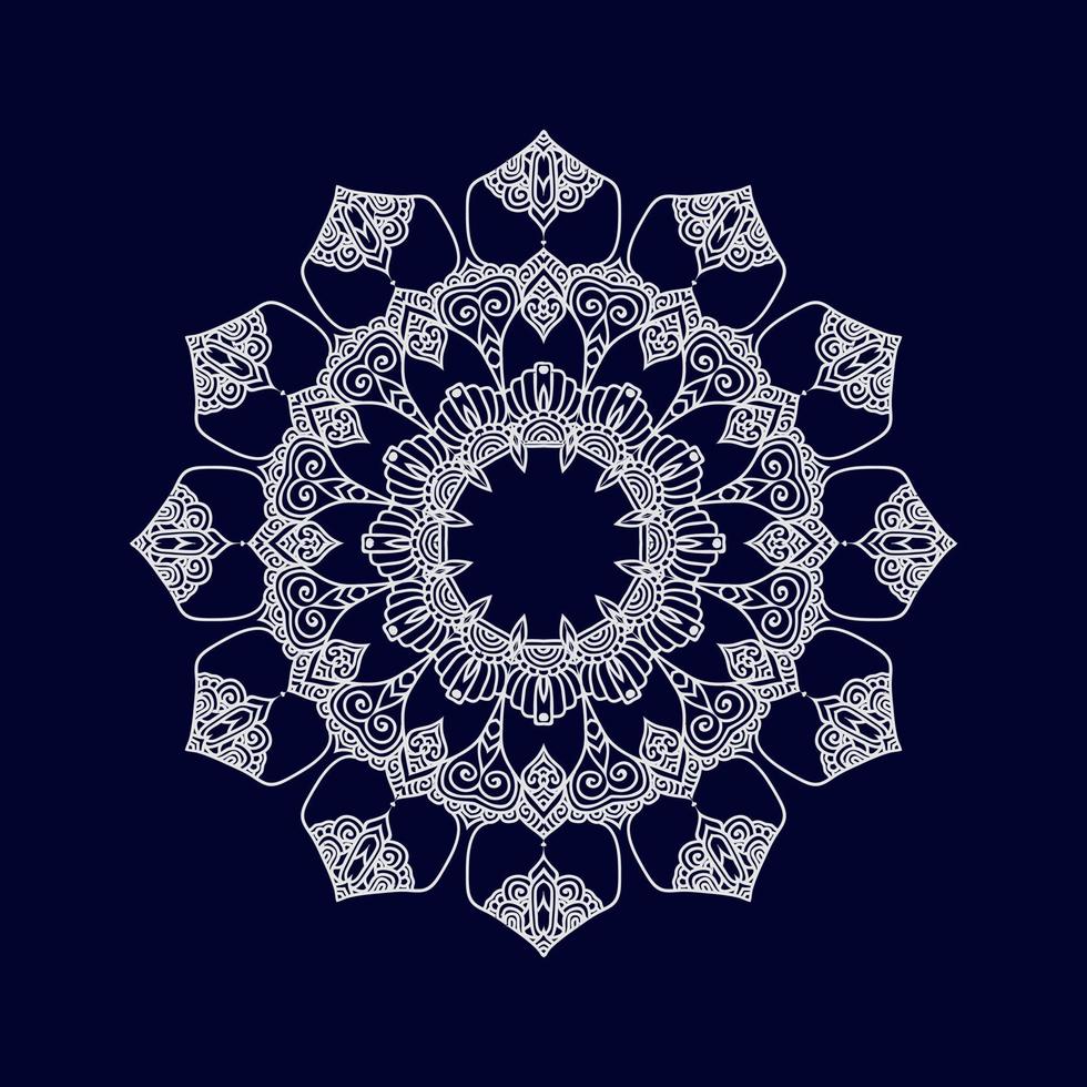 mandala mönster bakgrund vektor illustration