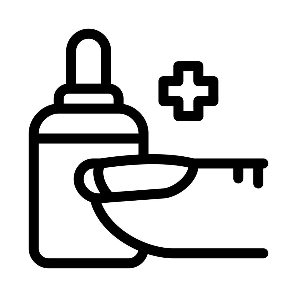 Peeling Nägel Symbol Vektor Umriss Illustration